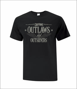 OUTLAWS & OUTSIDERS Cotton T-Shirt - MORE NOW AVAILABLE!!